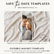Save the Date Flexible Templates- Photobooth Style #3B