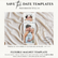 Save the Date Flexible Templates- Photobooth Style #1A