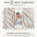 Save the Date Flexible Templates- Photobooth Style #4A