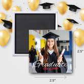 Graduation Fridge Photo Magnets
