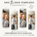 Save the Date Flexible Templates- Photobooth Style Ultimate Bundle Set #2B